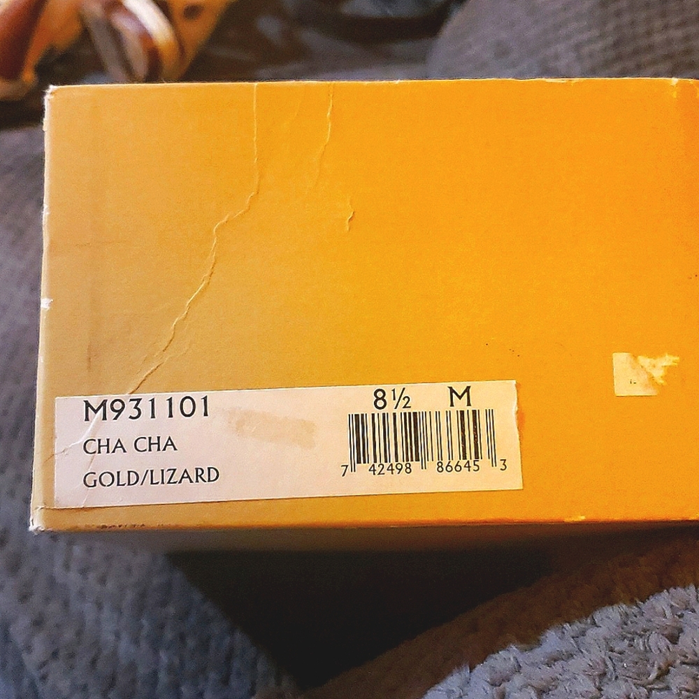 Michael Kors, Women Shoes, Gold Lizard, Cha Cha, Size 8.5 M